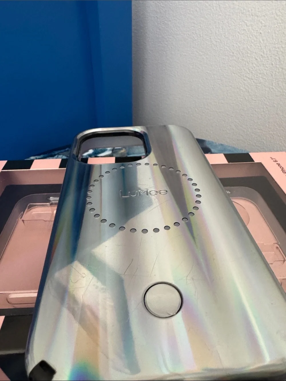 LuMee x Paris Hilton Halo Holographic Iridescent iPhone 12/12Pro Case